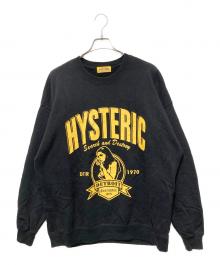 Hysteric Glamour（ヒステリックグラマー）の古着「DTR SMOKERスウェット」｜ブラック