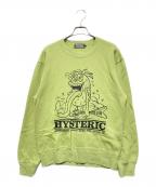 Hysteric Glamourヒステリックグラマー）の古着「SBM FLYING V スウェット」｜グリーン