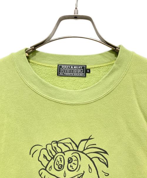Hysteric Glamour（ヒステリックグラマー）Hysteric Glamour (ヒステリックグラマー) SBM FLYING V スウェット グリーン サイズ:Ｓの古着・服飾アイテム