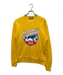 Hysteric Glamour（ヒステリックグラマー）の古着「GIRLS CLUB スウェット」｜イエロー