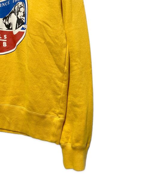 Hysteric Glamour（ヒステリックグラマー）Hysteric Glamour (ヒステリックグラマー) GIRLS CLUB スウェット イエロー サイズ:Sの古着・服飾アイテム