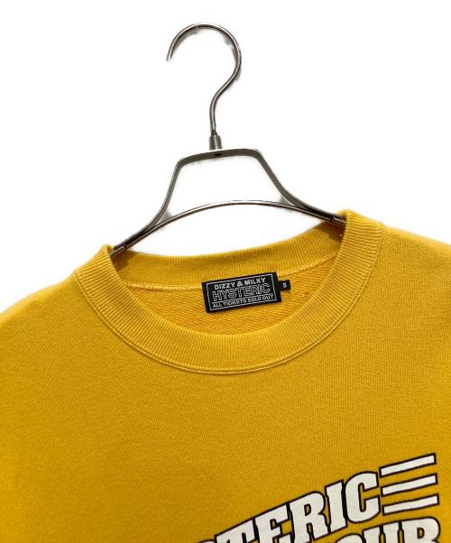 Hysteric Glamour（ヒステリックグラマー）Hysteric Glamour (ヒステリックグラマー) GIRLS CLUB スウェット イエロー サイズ:Sの古着・服飾アイテム