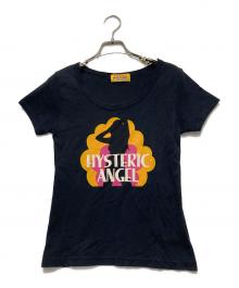 Hysteric Glamour（ヒステリックグラマー）の古着「HYSTERIC ANGEL チビTシャツ」｜ブラック