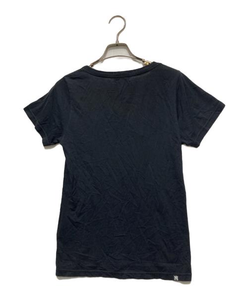 Hysteric Glamour（ヒステリックグラマー）Hysteric Glamour (ヒステリックグラマー) FLYING V POSTER pt T-SH ブラック サイズ:Sの古着・服飾アイテム