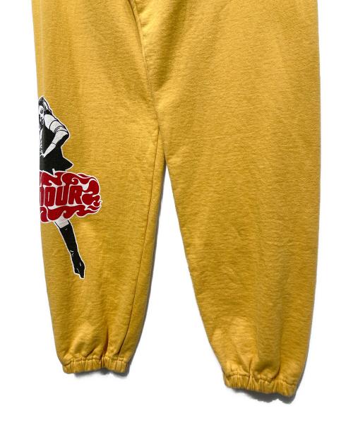 Hysteric Glamour（ヒステリックグラマー）Hysteric Glamour (ヒステリックグラマー) HG BOX VIXEN GIRL スウェットパンツ イエロー サイズ:Sの古着・服飾アイテム