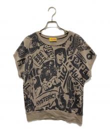 Hysteric Glamour（ヒステリックグラマー）の古着「PUNK COLLAGE スウェット」｜ブラウン