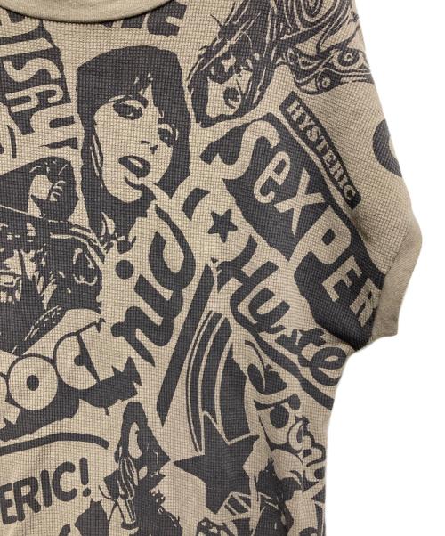 Hysteric Glamour（ヒステリックグラマー）Hysteric Glamour (ヒステリックグラマー) PUNK COLLAGE スウェット ブラウン サイズ:Freeの古着・服飾アイテム
