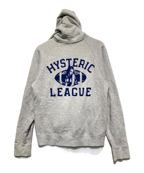 Hysteric Glamour（ヒステリックグラマー）Hysteric Glamour (ヒステリックグラマー) ジップパーカー グレー サイズ:Freeの古着・服飾アイテム