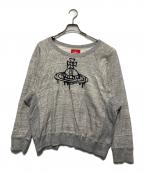 Vivienne Westwood RED LABELヴィヴィアンウエストウッドレッドレーベル）の古着「オーブプリントスウェット」｜グレー