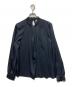 UNITED ARROWS TOKYO（ユナイテッドアローズトウキョウ）の古着「UBCB スタンドイレギュラータック ブラウス」｜ブラック