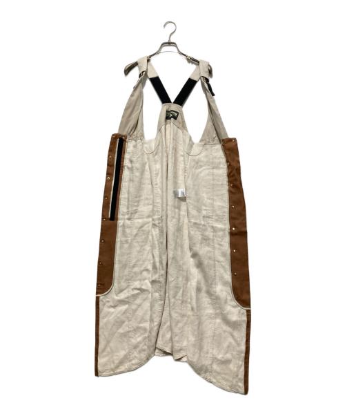 PHOTOCOPIEU（フォトコピュー）PHOTOCOPIEU (フォトコピュー) CLAUDE オーバーオール ベージュ サイズ:36の古着・服飾アイテム