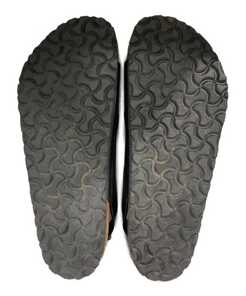 BIRKENSTOCK（ビルケンシュトック）BIRKENSTOCK (ビルケンシュトック) MILANOストラップサンダル ブラック×ブラウン サイズ:26㎝の古着・服飾アイテム
