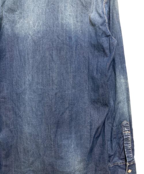 DSQUARED2（ディースクエアード）DSQUARED2 (ディースクエアード) デニムシャツ インディゴ サイズ:48の古着・服飾アイテム