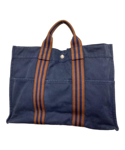 HERMES（エルメス）HERMES (エルメス) フールトゥMM/トートバッグ ネイビーの古着・服飾アイテム