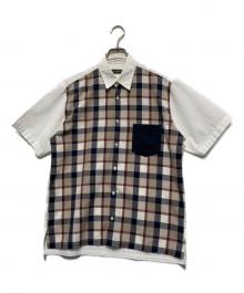 BLACK LABEL CRESTBRIDGE（ブラックレーベル クレストブリッジ）の古着「切替シャツ」｜ホワイト