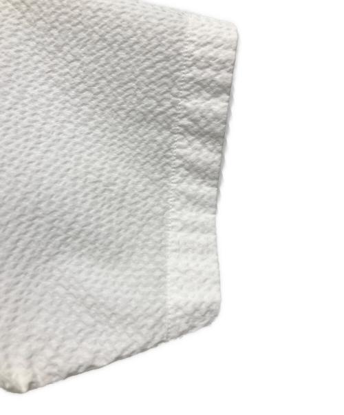 BLACK LABEL CRESTBRIDGE（ブラックレーベル クレストブリッジ）BLACK LABEL CRESTBRIDGE (ブラックレーベル クレストブリッジ) 切替シャツ ホワイト サイズ:Mの古着・服飾アイテム
