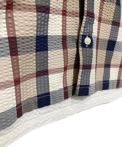 BLACK LABEL CRESTBRIDGE（ブラックレーベル クレストブリッジ）BLACK LABEL CRESTBRIDGE (ブラックレーベル クレストブリッジ) 切替シャツ ホワイト サイズ:Mの古着・服飾アイテム