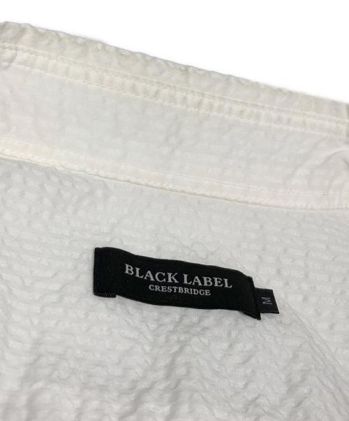 BLACK LABEL CRESTBRIDGE（ブラックレーベル クレストブリッジ）BLACK LABEL CRESTBRIDGE (ブラックレーベル クレストブリッジ) 切替シャツ ホワイト サイズ:Mの古着・服飾アイテム