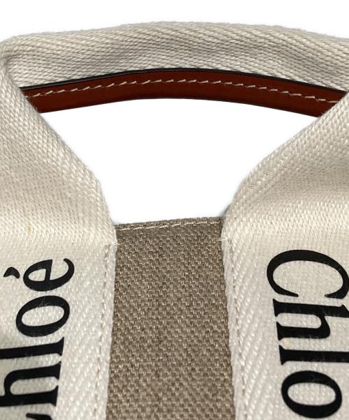 Chloe（クロエ）Chloe (クロエ) リネン製Woodyミニトートバッグ ベージュ サイズ:不明の古着・服飾アイテム