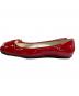 JIMMY CHOO (ジミーチュウ) エナメルフラットパンプス レッド サイズ:22.5cm：10000円