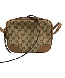 GUCCI（グッチ）の古着「ブリーディスコ GGキャンバス ショルダーバッグ」｜ベージュ