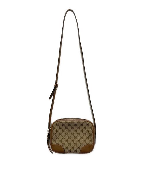 GUCCI（グッチ）GUCCI (グッチ) ブリーディスコ GGキャンバス ショルダーバッグ ベージュの古着・服飾アイテム