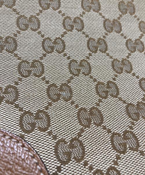 GUCCI（グッチ）GUCCI (グッチ) ブリーディスコ GGキャンバス ショルダーバッグ ベージュの古着・服飾アイテム