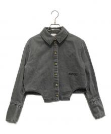 patou（パトゥ）の古着「デニムシャツ」｜ブラック