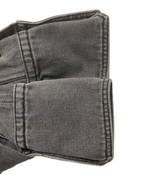 patou（パトゥ）patou (パトゥ) デニムシャツ ブラック サイズ:34の古着・服飾アイテム
