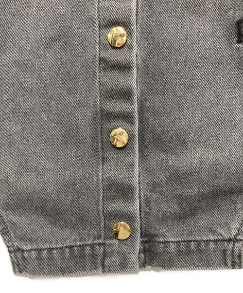 patou（パトゥ）patou (パトゥ) デニムシャツ ブラック サイズ:34の古着・服飾アイテム