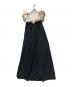 THE TOE (ザ・トゥー) ERIE FRILLS ONEPIECE ブラック×ホワイト サイズ:S：17000円