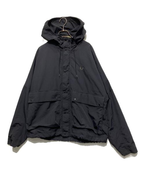 FRED PERRY（フレッドペリー）FRED PERRY (フレッドペリー) ショート フィッシングパーカー ブラック サイズ:Mの古着・服飾アイテム