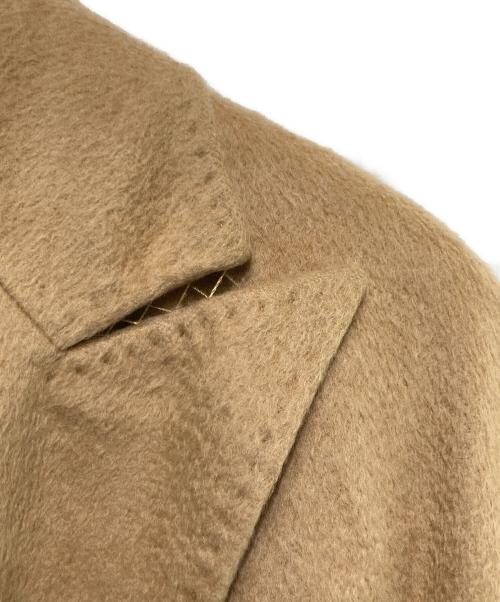 MaxMara（マックスマーラ）MaxMara (マックスマーラ) キャメルラップガウンコート ブラウン サイズ:36の古着・服飾アイテム