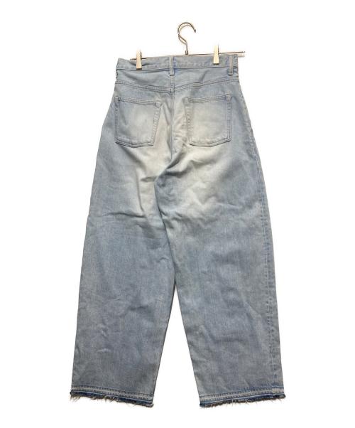 DRAWER（ドゥロワー）Drawer (ドゥロワー) デニムパンツ/ワイドデニム スカイブルー サイズ:36の古着・服飾アイテム