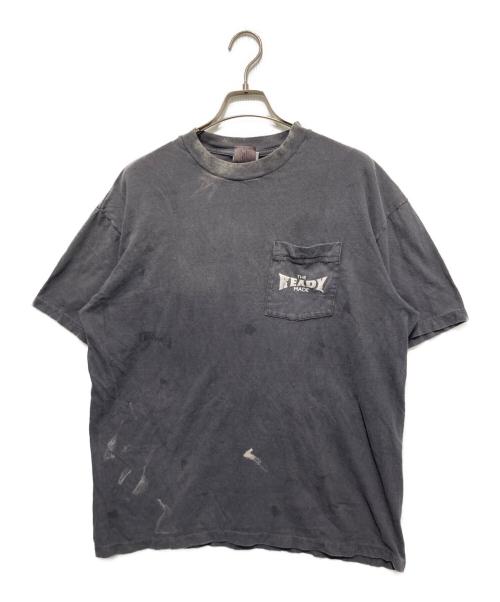 READYMADE（レディメイド）READYMADE (レディメイド) 24SS ヴィンテージ加工 ポケット 半袖 Tシャ グレー サイズ:Lの古着・服飾アイテム