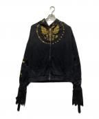 PROJECT G/Rプロジェクト ジーアール）の古着「zygon zip up hoodie」｜ブラック