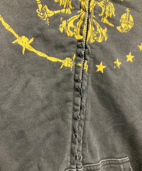 PROJECT G/R（プロジェクト ジーアール）PROJECT G/R (プロジェクト ジーアール) zygon zip up hoodie ブラック サイズ:2の古着・服飾アイテム