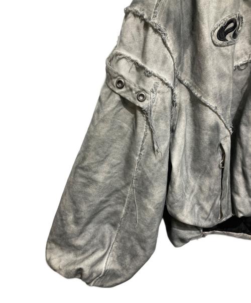 PERSONSOUL（パーソンソウル）PERSONSOUL (パーソンソウル) Hand Brushed Dirty Cotton Coat ライトグレー サイズ:Sの古着・服飾アイテム