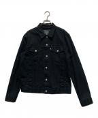 LEVI'Sリーバイス）の古着「TYPEⅢトラッカージャケット/ブラックデニムジャケット」｜ブラック
