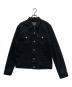 LEVI'S（リーバイス）の古着「TYPEⅢトラッカージャケット/ブラックデニムジャケット」｜ブラック