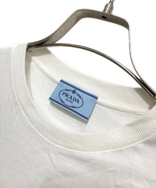 PRADA（プラダ）PRADA (プラダ) リボンTシャツ ホワイト サイズ:XSの古着・服飾アイテム