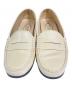 中古・古着 TOD'S (トッズ) エナメル ドライビングシューズ ベージュ サイズ:38：10000円