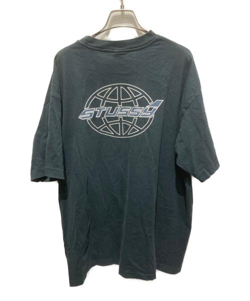 OLD STUSSY（オールドステューシー）OLD stussy (オールドステューシー) 90’S 紺タグ　プリントTシャツ ネイビー サイズ:Lの古着・服飾アイテム