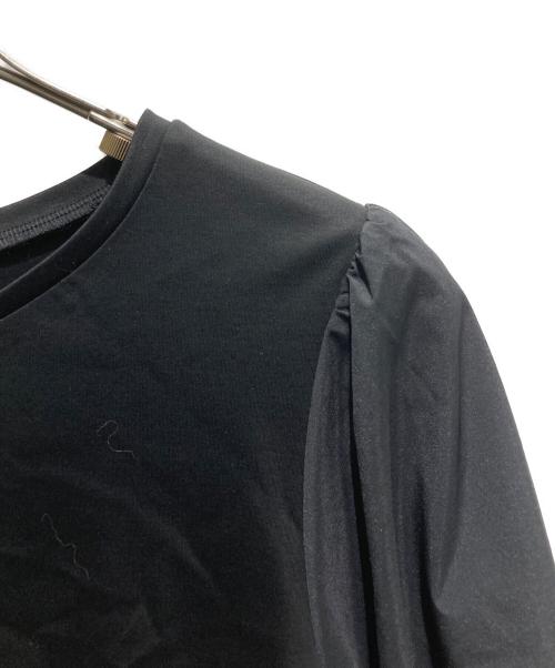 TO BE CHIC（トゥービーシック）TO BE CHIC (トゥービーシック) ティアードフリル チュニック ブラック サイズ:40の古着・服飾アイテム