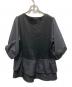 TO BE CHIC (トゥービーシック) ティアードフリル チュニック ブラック サイズ:40：10000円
