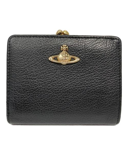 Vivienne Westwood（ヴィヴィアンウエストウッド）Vivienne Westwood (ヴィヴィアンウエストウッド) BALMORAL WALLET WITH FRAME POCKET ブラックの古着・服飾アイテム