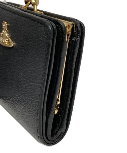 Vivienne Westwood（ヴィヴィアンウエストウッド）Vivienne Westwood (ヴィヴィアンウエストウッド) BALMORAL WALLET WITH FRAME POCKET ブラックの古着・服飾アイテム