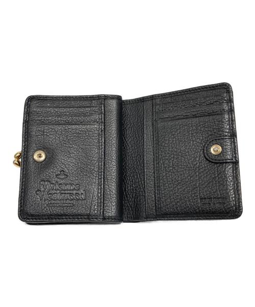 Vivienne Westwood（ヴィヴィアンウエストウッド）Vivienne Westwood (ヴィヴィアンウエストウッド) BALMORAL WALLET WITH FRAME POCKET ブラックの古着・服飾アイテム