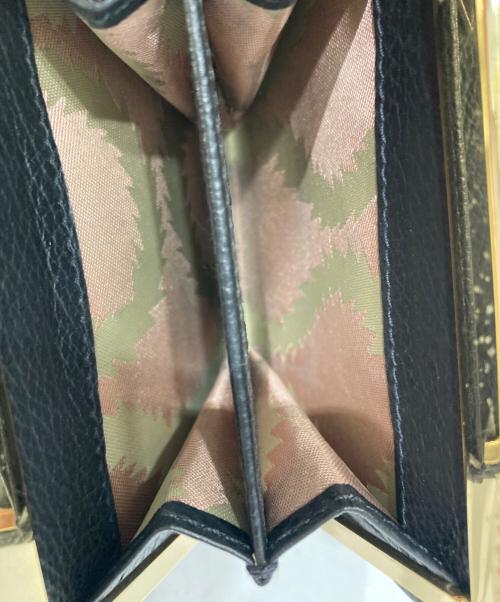 Vivienne Westwood（ヴィヴィアンウエストウッド）Vivienne Westwood (ヴィヴィアンウエストウッド) BALMORAL WALLET WITH FRAME POCKET ブラックの古着・服飾アイテム