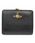 Vivienne Westwood（ヴィヴィアンウエストウッド）の古着「BALMORAL WALLET WITH FRAME POCKET」｜ブラック